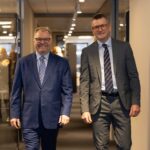 CFO Lars Larsen and CEO Jeppe Frandsen